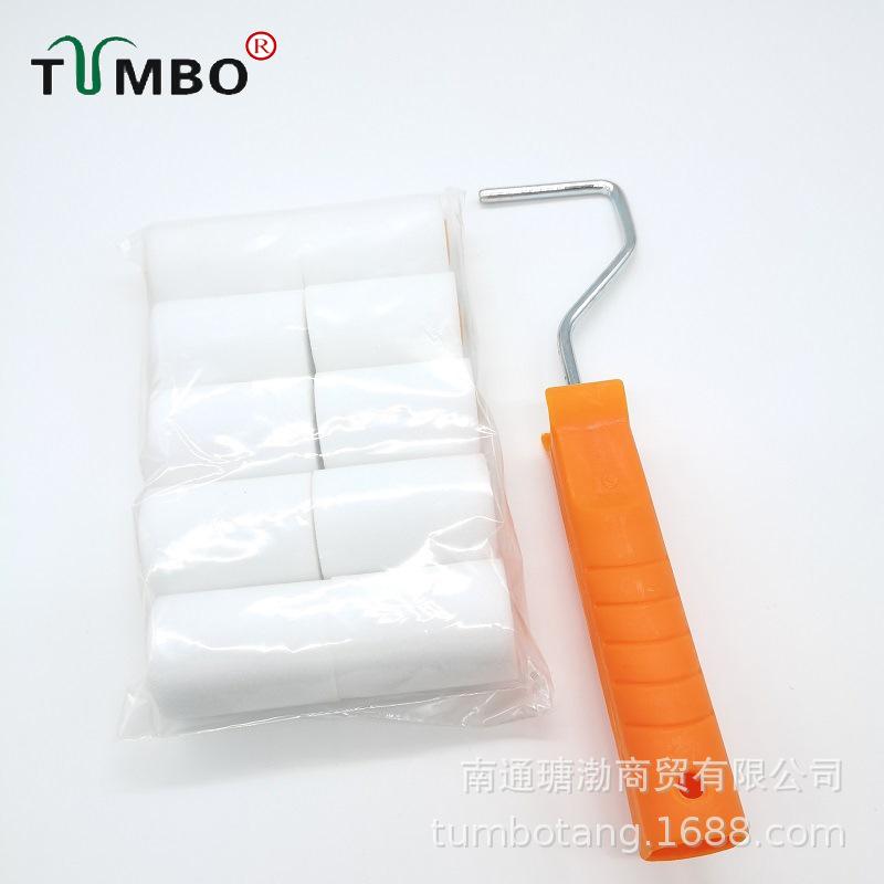 High-Density 2-Inch Water-Based Sponge Roller Brush for Latex Wall Painting