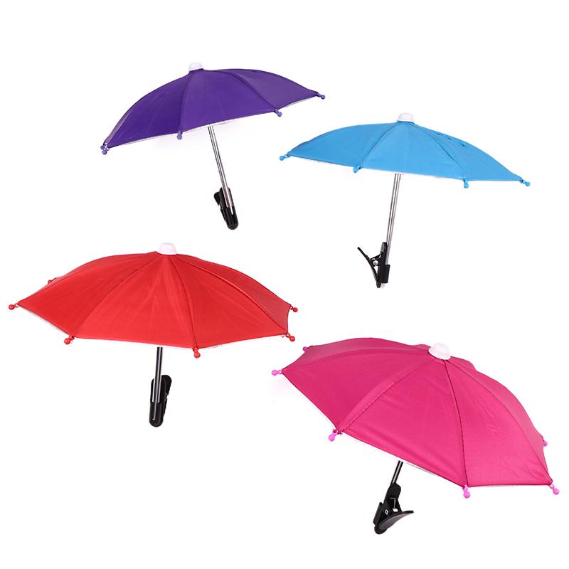 Suport pentru Telefon Mobil Motocicletă Umbrelă Parasolar Impermeabil Cască Mică Protecție Solară Suport Telefon Suport Protejează Telefonul de Ploaie