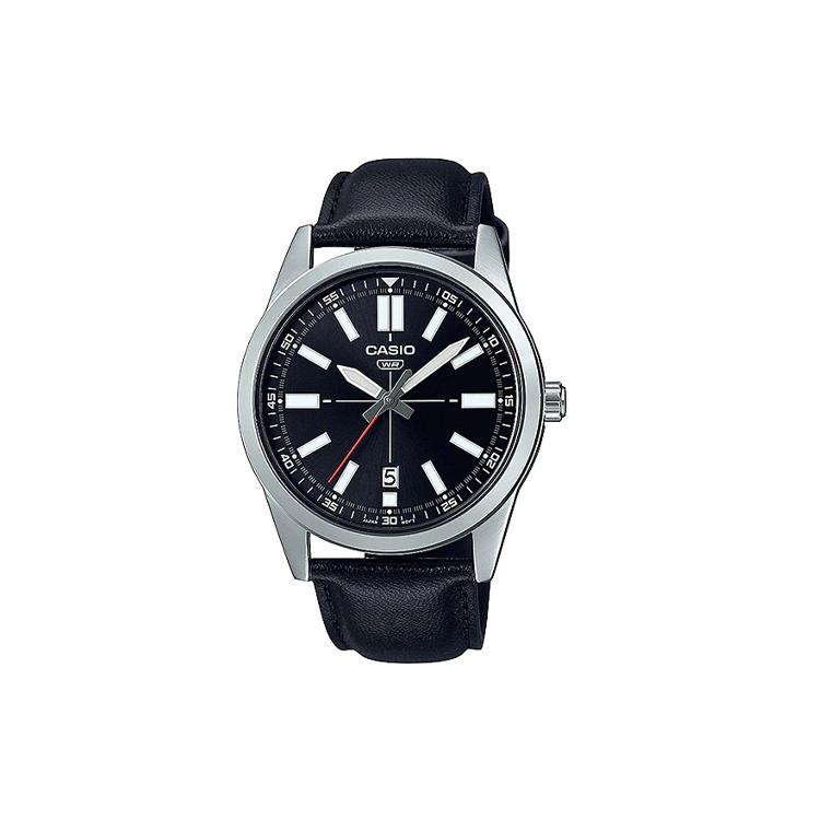 CASIO Men Standard Series Black Watch MTP-VD02L-1E MTP-VD02L-1E Black Dial