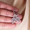 Kinitial Stainless Steel Bulldog Unicorn Dragon Fairy Turtle Sword Death Moth Earrings For Women Trendy Piercing Jewelry
