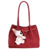 New retro tote bag New large-capacity handbag Women's commuter simple shoulder bag