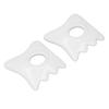 2pcs Face and Body Gua Sha Board Ceramic Gua Sha Board Face Lift Muscle Relief Scraping Massage Tool for Face and Body