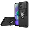 For Motorola Moto G54 5G Case PC+TPU Kickstand Phone Cover Slide Lens Shield