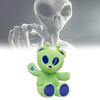 Alien Green Bear Cute Cartoon Plush Toy Durable Short Childhood Doll Collection