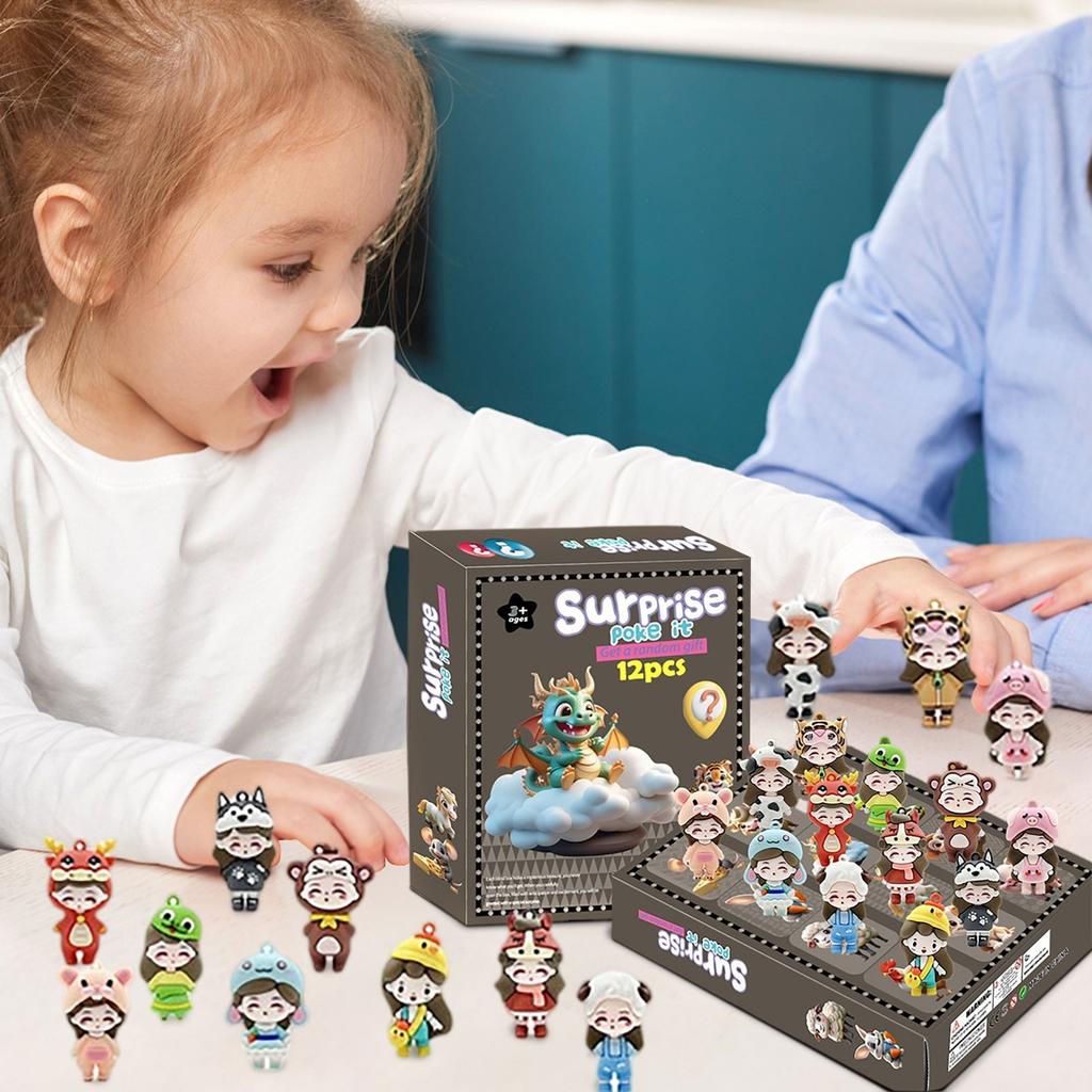 12 Piece Box Draw With Multiple Animals