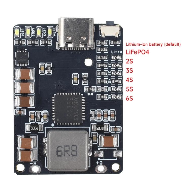 Easy Carry 45W Battery Charging Module with Try SRC Protocol & LED Indicator for 2S 4S 5S Battery Packs