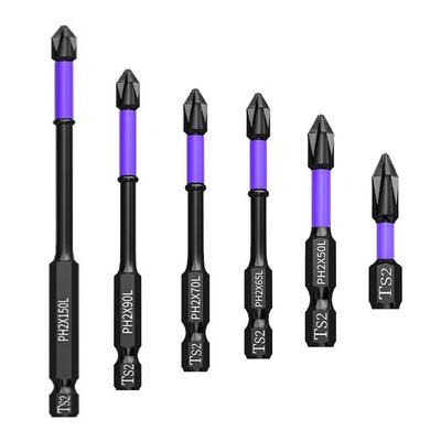 5pcs Batch Head Alloy Steel Cross Magnetic Non-slip