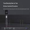 FionTu Professional Wireless Dual Handheld Microphone System (CN version)