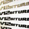 Suitable for the New V8BITURBO Side Label C63 G63 S65 Fender V12 Supercharged Car Logo Letters