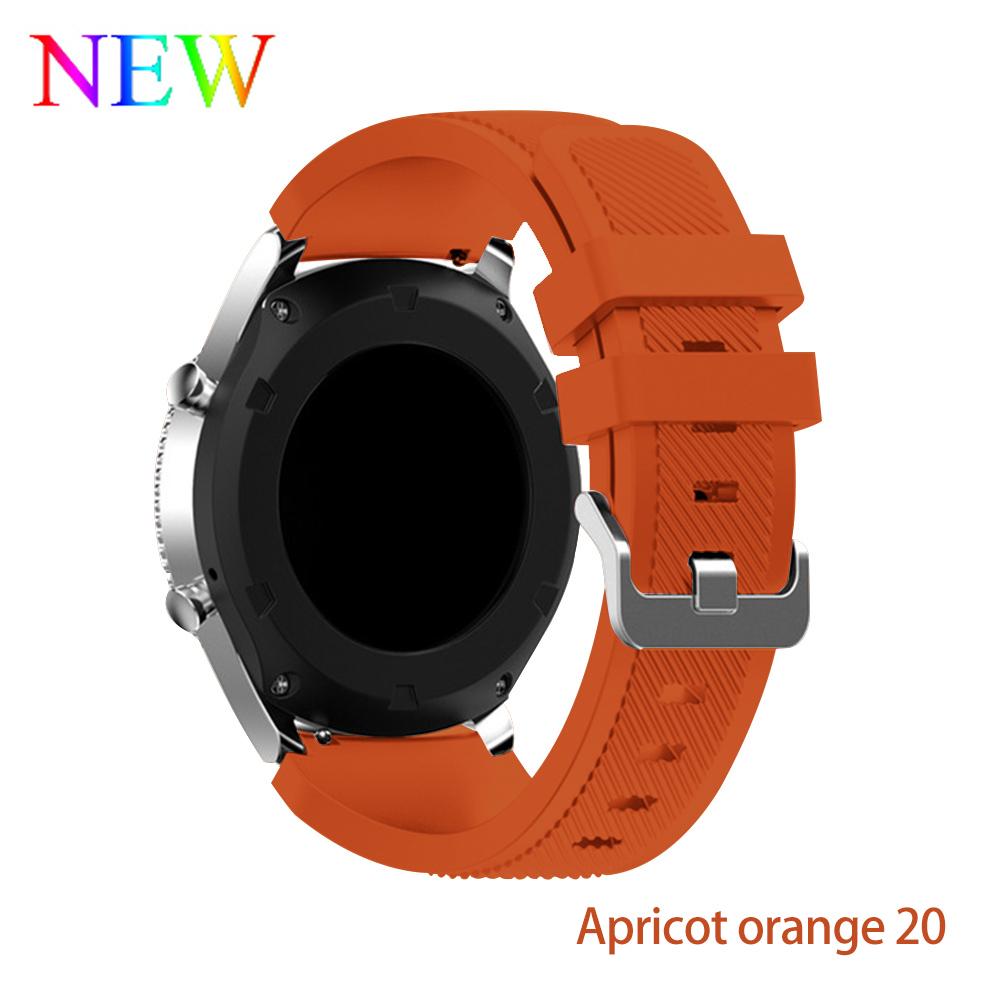 

22mm 20mm Silicone Band for Samsung Galaxy Watch 7/6/5/pro/4 classic/active 2/Gear correa bracelet huawei watch gt 2 Pro Straps 22mm