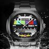 Orologi da Uomo di Moda Orologio da Polso al Quarzo Design Retro Originale Uomo con Calendario Settimana