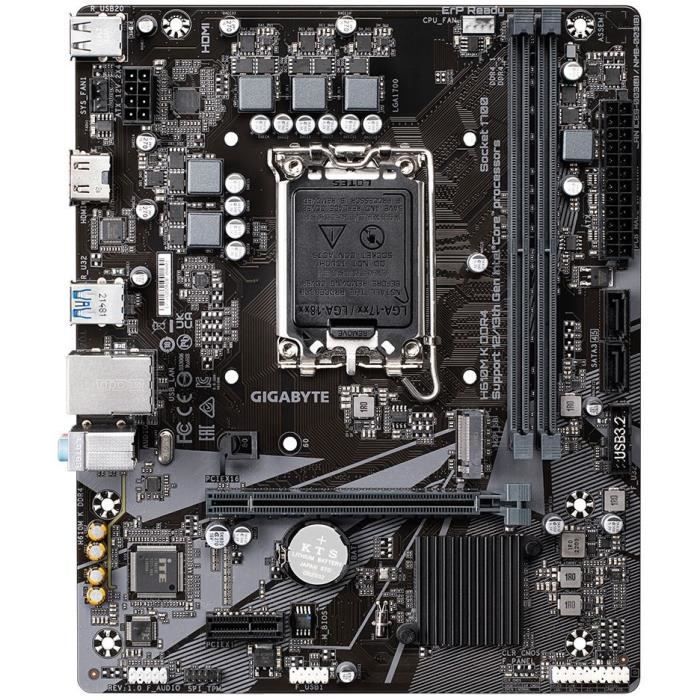 Motherboard - GIGABYTE - H610M K DDR4