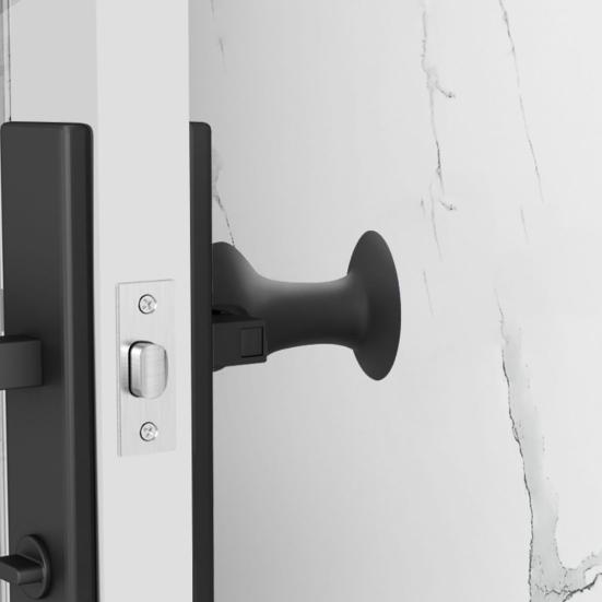 Silicone Door Stopper Wall Protector Home Office Door Handle Stops Shock Absorbing Noise Reduction Anti-collision Door Wall Bumper