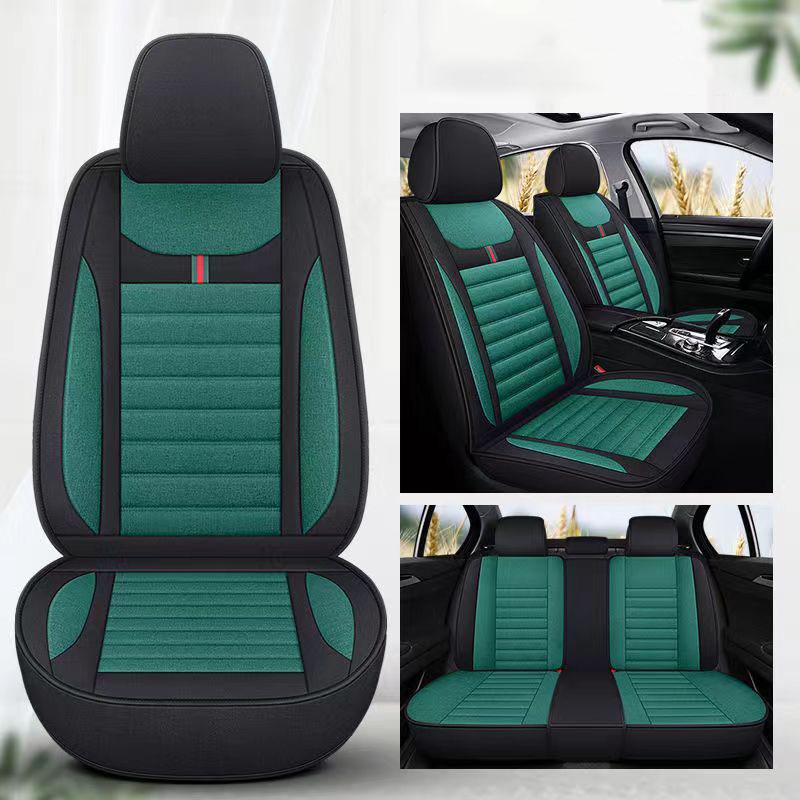 

Автомобильная подушка, четыре сезона, общий удобный дышащий, полностью окруженный тканевый чехол на сиденье, новые специальные чехлы на пять сидений розовый