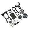 Out Front Bike Computer Mount Bicycle GPS Extended Mount for Garmin Edge Bike ComputerBlack