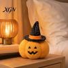 Holiday Themed Doll Halloween Pumpkin Plush Toy, Spooky Ghost Bat Demon Stuffed Doll, Party Favors Cartoon Plushie Decoration for Home,