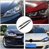 Car Headlight Eyebrow Eyelid Covers Suitable for Volkswagen Golf 7 7.5 VII GTD R MK7 MK 7.5 2011-2015 Eye-catching Stickers