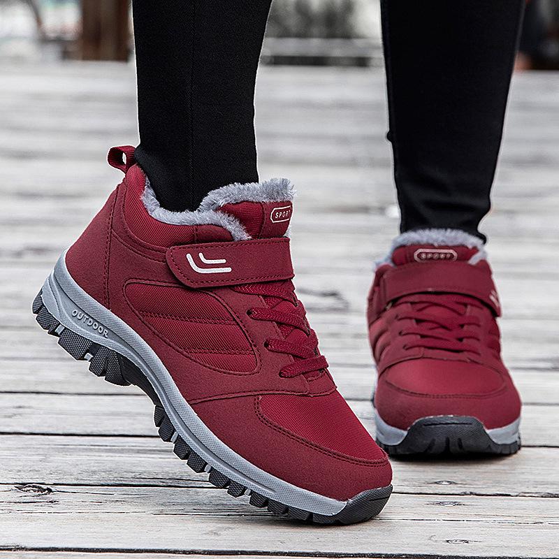 Elderly Men’s & Women’s Autumn Casual Shoes: Comfortable Cotton Walking Shoes for Middle-Aged & Seniors, One-Piece Delivery.