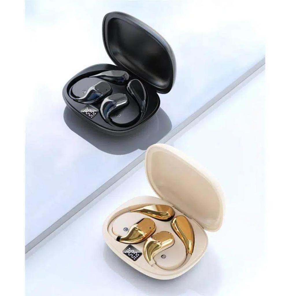 WITGOER Bluetooth Earphones, Clip-On Style, Sports, Noise-Cancelling, Long Battery Life, Black