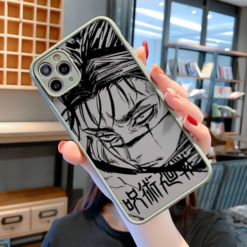 Anime Jujutsu Kaisen Choso ART Phone Case for iPhone 16 15 14 11 12 13 Pro Max X XS Translucent Matte Cover