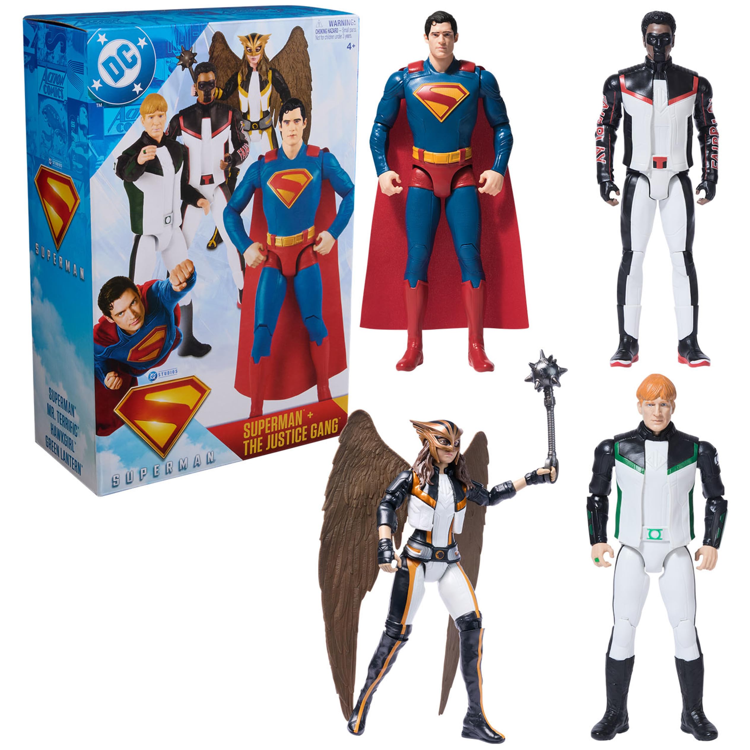 DC Comics Фигурки 12 дюймов Командный Подарочный Набор 4 Штуки
