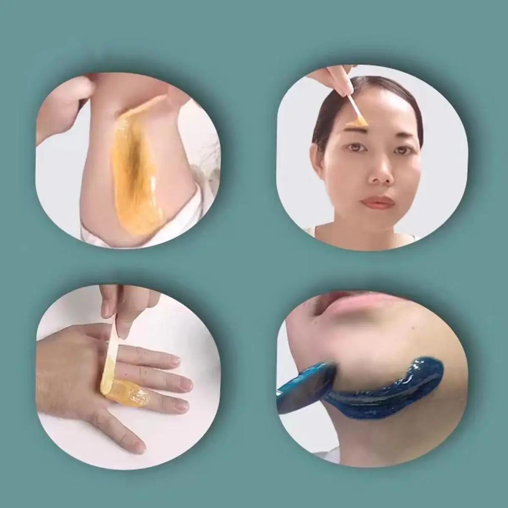 Mini aparat de îndepărtare a părului cu ceară multifuncțională, îndepărtarea sigură a părului la subrat, mașină portabilă de ceară mică, îngrijire corporală multifuncțională