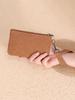 2025 Compact Canvas Coin Purse Wallet with Key Holder & Hanging Loop