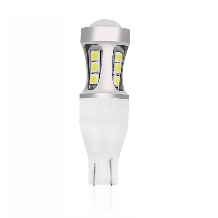 1 stk W16W LED 912 921 T15 LED-pærer 15SMD 3030 Chips 920 Lampe Bil Backup Reverse Lights Super Bright 6500K 12V Auto Lamp