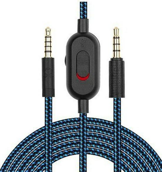 

Премиальный плетеный кабель для наушников Logitech G433/G233/G Pro X длиной 2 м с разъемом 3,5 мм
