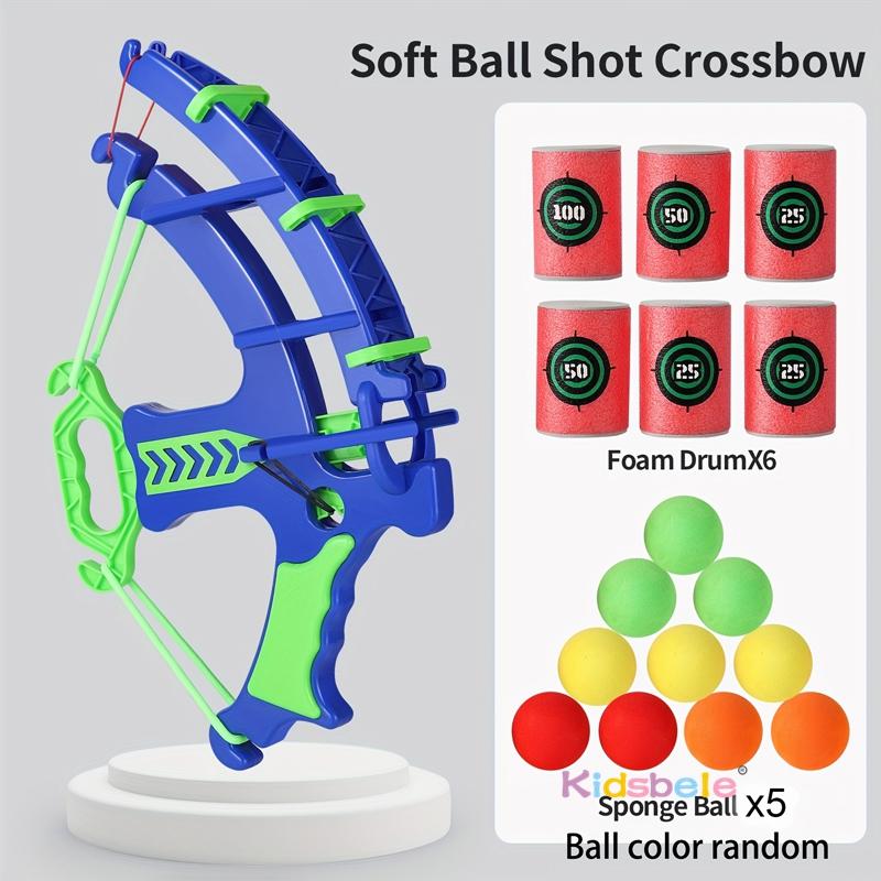 Family Shooting Game Foam Ball Bow & Target Set for Kid Indoor Outdoor Playtime Fun Safe Bow Shooting Game for Parent-Child Play