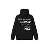 FILA Letter Logo Sports Hoodie Men hoodies Black F11M219211F-BK