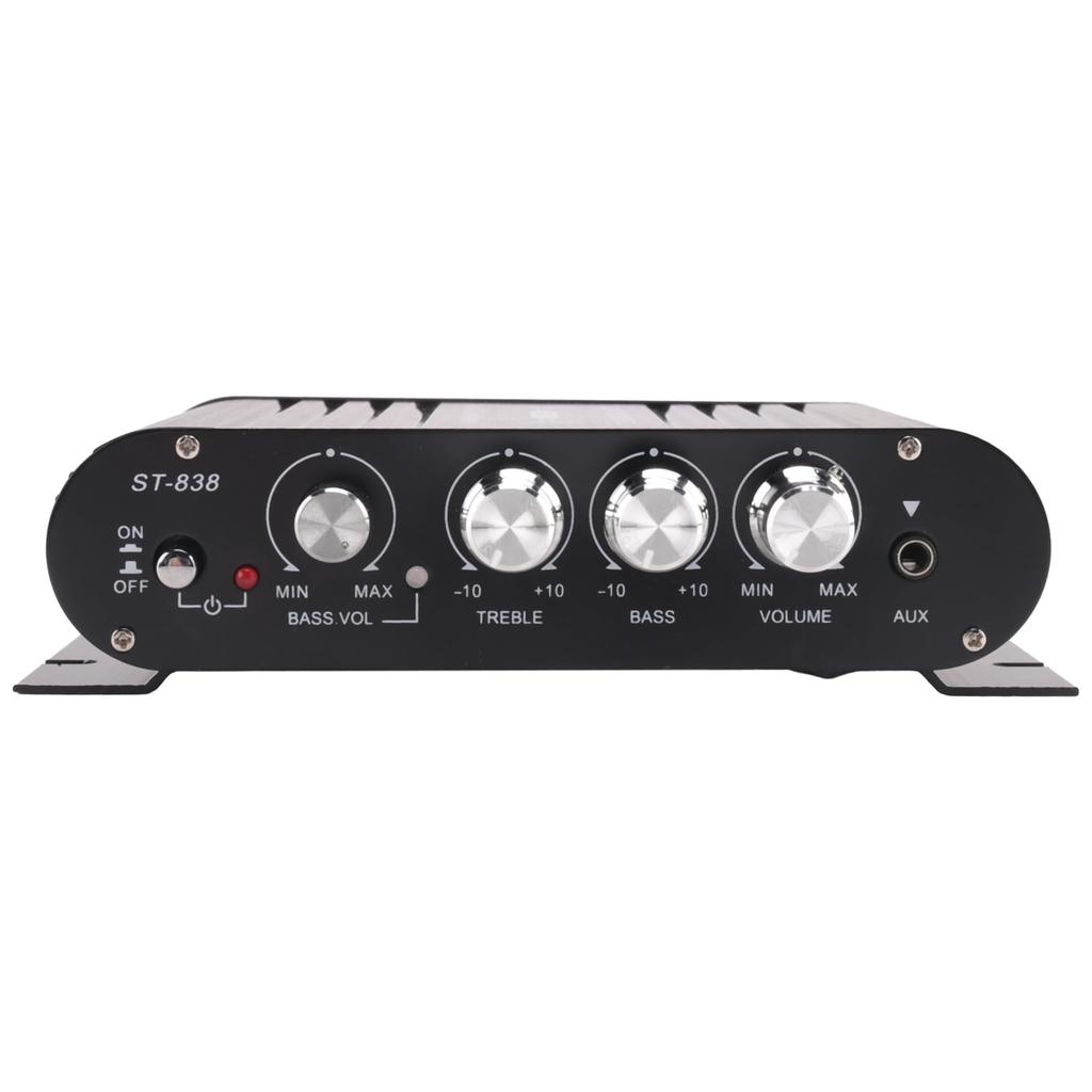 Limnyves -838 HIFI Amplifier 2.1 Channel Car MP3 Mini Amplifier AUX Input High Bass