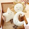 Sun Moon Star Pillow Cartoon Cute Fun Star Moon Night Theme Model Room Home Sofa Bed Decorative Pillow
