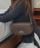 David Jones Le Mare 2-Way Mini Flap Shoulder Leather Bag_Soft Chocolate (Cm7856)