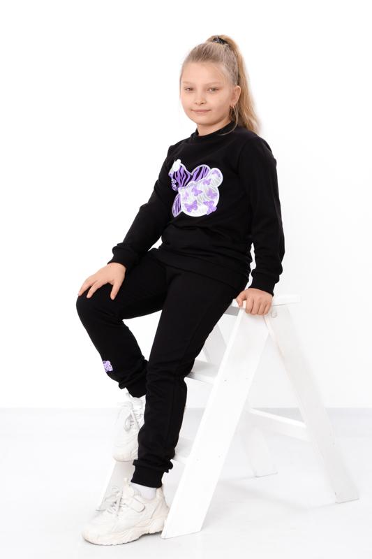 Girls' Tracksuit – Printed Sports Set with Sweatshirt and Pants, Any season 6063-057-33-2-1 HC