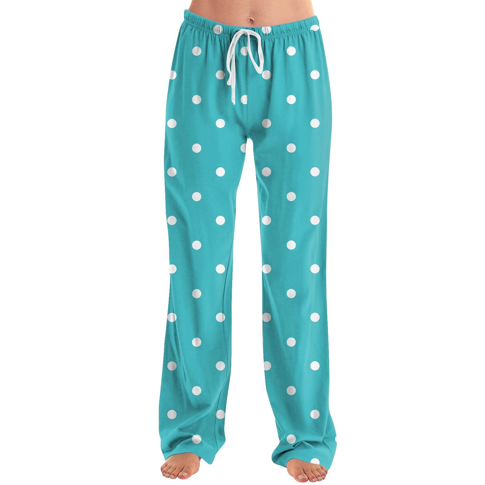 

Женские модные свободные повседневные брюки с пасхальным принтом S белый