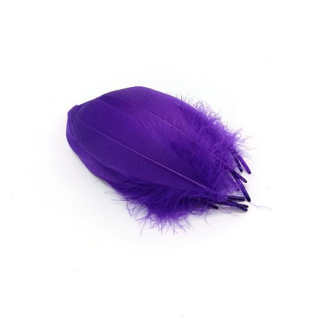 20pcs /Lot Goose Feathers For Crafts Diy Pluams Jewelry Making Wedding Clothing Decoration Accessories Needlework Plumes 15 .20cm