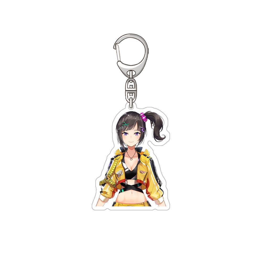 Nijisanji Kitakoji Hisui Seraph Dazzlegarden Yaguruma Rine Togawa Nonoha Inami Rai Official Acrylic Keychain Bag pendant Gifts