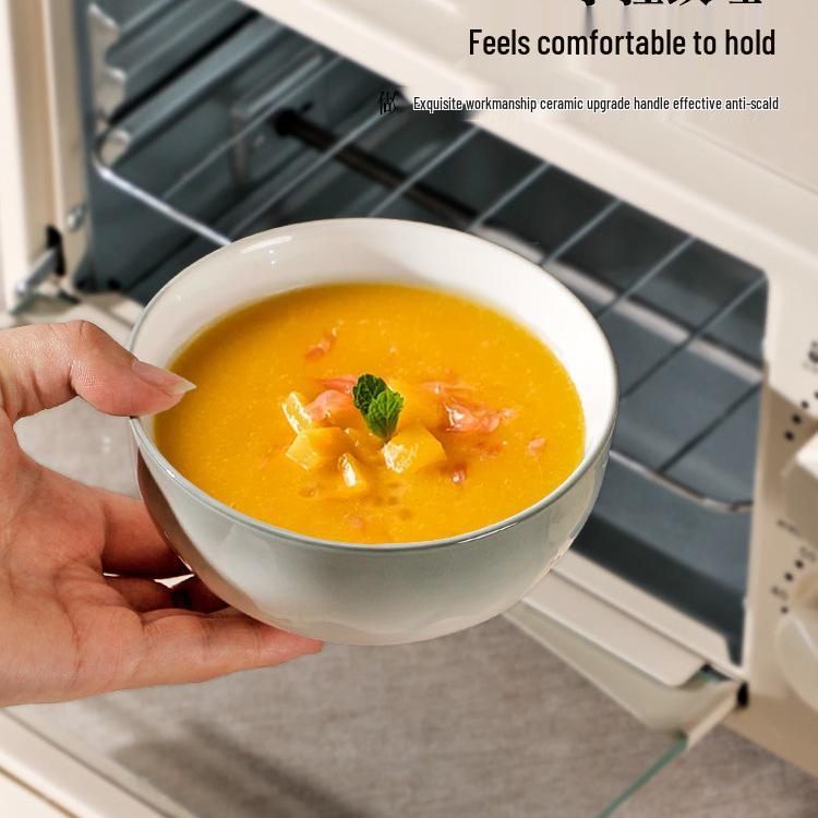 2025 Nordic Style Hand-Painted Ceramic Bowl & Plate Set