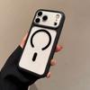 Transparent Defender For Magsafe Case for iPhone 17 16 15 14 13 Pro Max Camera AI Touch Control Wireless Charging Acrylic Cover