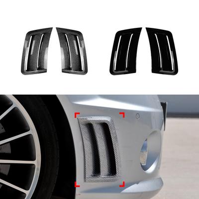 Mercedes Benz W204 S204 C63 AMG 2007-2010 İçin Araba Ön Tampon Ayırıcı Yan Spoiler Hava Girişi Rüzgar Bıçağı Gövde Kitleri
