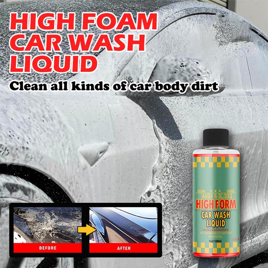 Car Washing Soap 100ml Detailing Cleaner Highly Concentrated Deep Cleaning And High Foaming Shampoo For Truck Suv Rv Vehicle