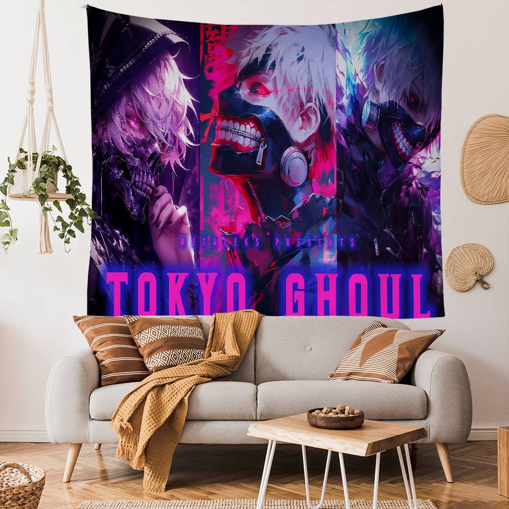 Anime Tokyo Ghoul Hanging Bohemian Tapestry Bohemian Wall Tapestries Mandala Cheap Hippie Wall Hanging