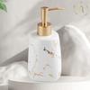 350ml Ceramic Liquid Soap Dispenser with Pump | Marble Finish Durable Handwash Dispenser for Bathroom & Kitchen
