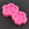 DIY Silicone Molds 6 Cavities Cake Fondant Chocolate Baking Moulds Plum Shapes Perfect Gifts for Girls and Baking Lovers