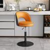 Modern Minimalist Bar Stool with Adjustable Height Rotating High Footrest,Hotel Reception Counter ChairStylish Backrest for Home