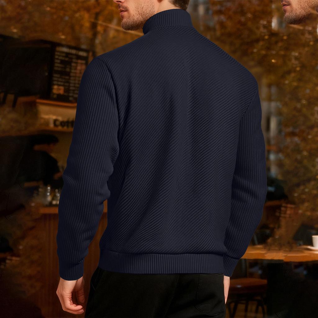 Men's Casual Oversized Hoodie With Turned-Up Collar