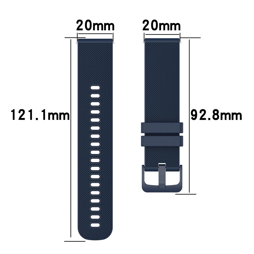 Watchband 20mm 22mm Silicone Strap For Garmin Forerunner 55 158 245 245M 645 745 Smart Watch Band for Huawei Watch GT 2 Pro GT3 46mm 42mm