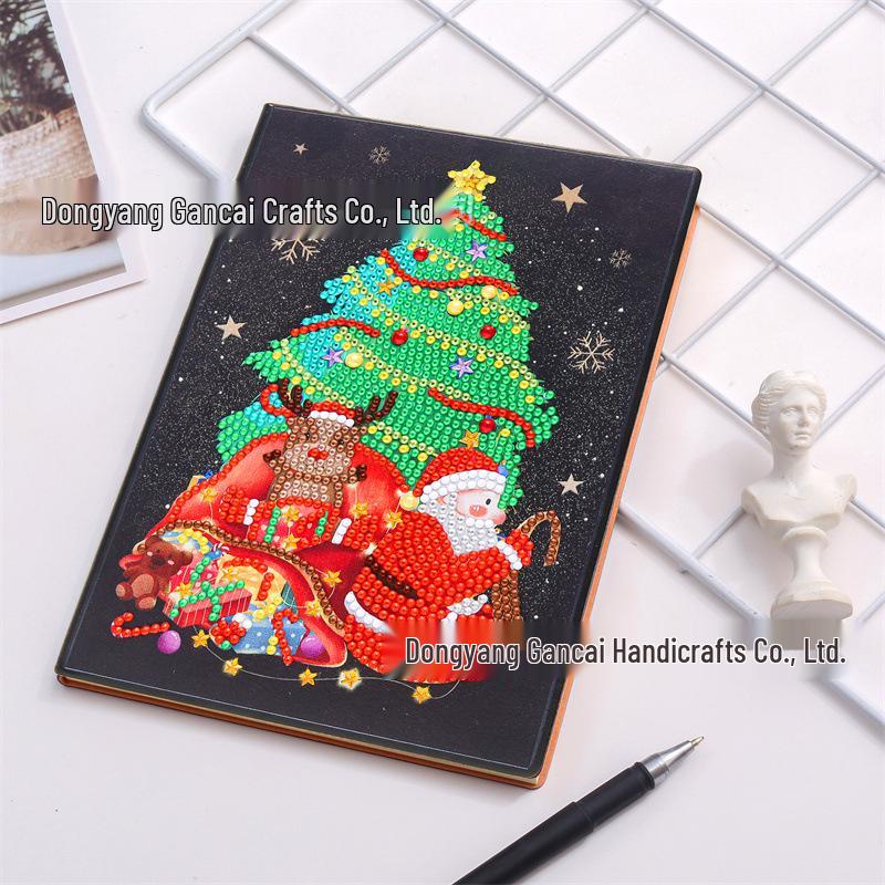 Diamond Painting DIY Notebook: Special-Shaped Shiny Design, 50 Pages, Perfect Christmas Holiday Gift