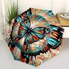1pc Butterfly Mandala Automatic Umbrella High Quality Canopy, Portable Folding Umbrella with, Ideal Gift for - Travel 182